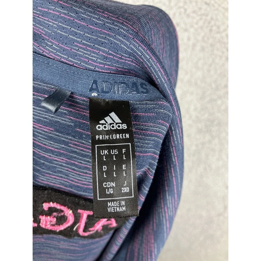 Adidas Primegreen AJGA Golf Shirt Mens L Payne Stewart Bass Pro American Jr Golf